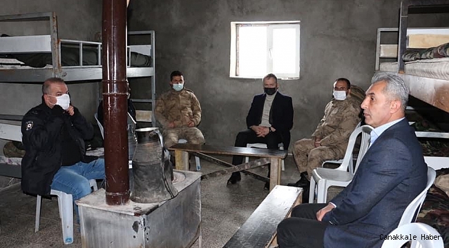 Hizan Kaymakamı Yelek, üs bölgesini ziyaret etti