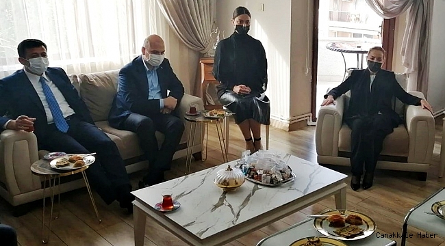 İçişleri Bakanı Soylu&#039;dan Milletvekili&#039;ne taziye ziyareti