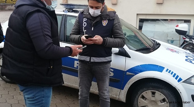 İlçe halkının ateşi drone ile ölçüldü