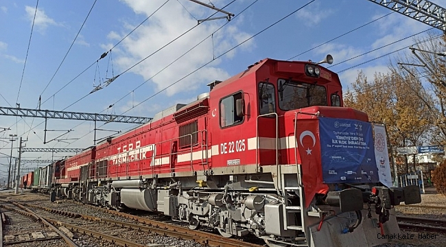 İlk İhraç Treni Kayseri&#039;den geçti