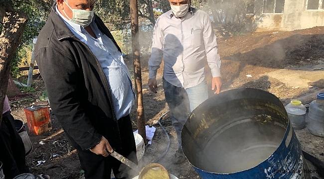 İmeceyle defne sabunu üretiyorlar