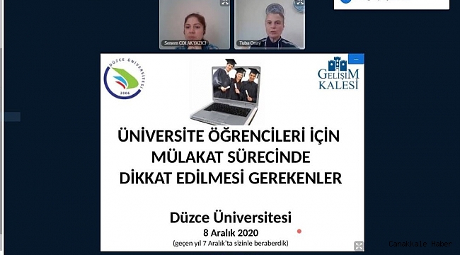 İş mülakatında dikkat edilmesi gerekenler konuşuldu