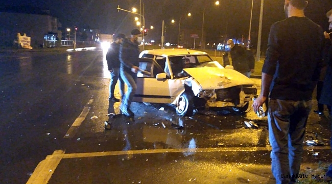 Işık ihlalinin neden olduğu iddia edilen kazada bir kişi yaralandı