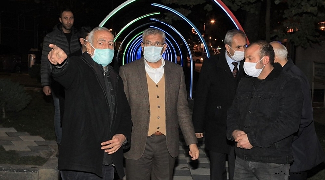 Işıklı yol ile üçgen park bir başka güzel