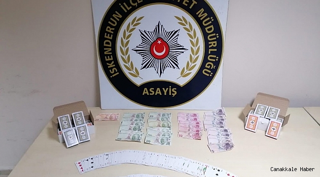 İskenderun&#039;da kumar operasyonu