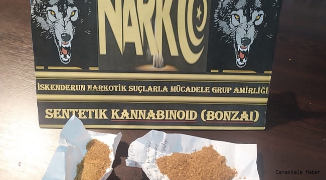 İskenderun&#039;da uyuşturucu operasyonu: 2 gözaltı