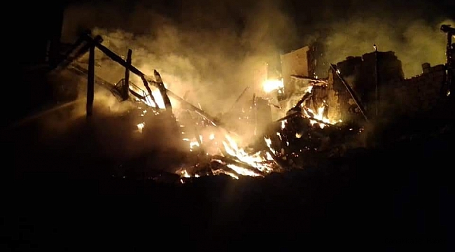 İskilip&#039;te yangın