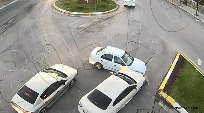 Isparta&#039;da 2 kaza kameralara yansıdı