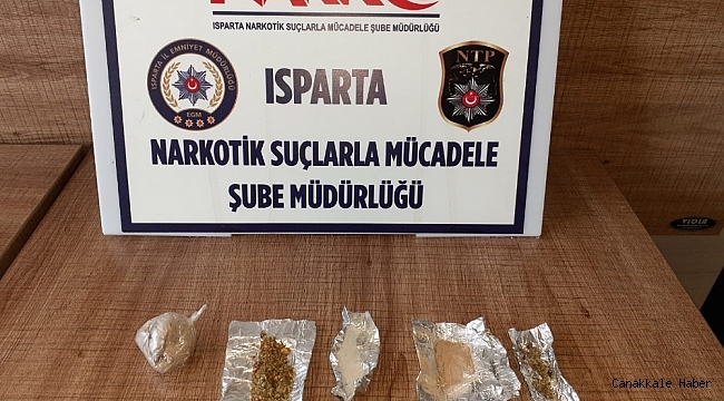 Isparta&#039;da narkotik operasyonlarında yakalanan 100 şüpheliden 11&#039;i tutuklandı