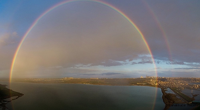 İstanbul semaları rengarenk oldu