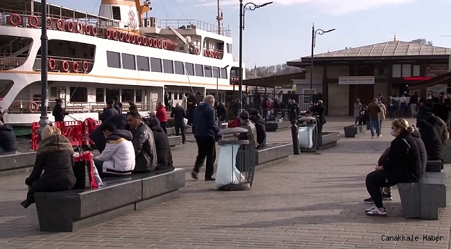 İstanbul'da bahar havasını gören dışarı koştu