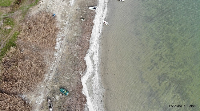 İstanbul&#039;un önemli su kaynağı Terkos&#039;ta korkutan görüntü