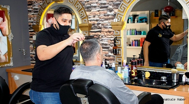 İşyeri kapanan esnafa ücretsiz tıraş