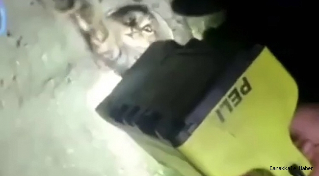 İtfaiyeden, boru içinde mahsur kalan kediyi kurtarma operasyonu