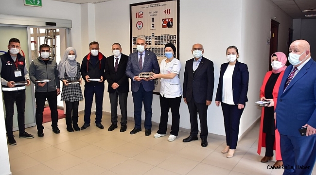 ITSO'dan 112 acil çağrı merkezi ve vefa destek ekibine teşekkür