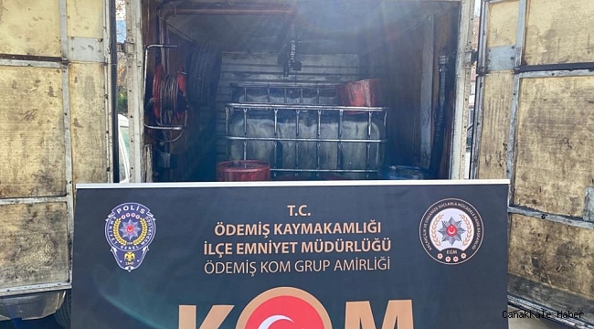 İzmir&#039;de kaçak akaryakıt düzeneği polisin dikkati sayesinde bulundu