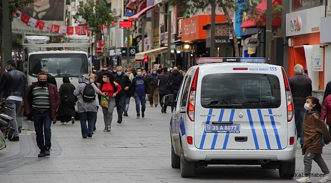 İzmir&#039;de tedbirler arttı, yoğunluk azalmaya başladı