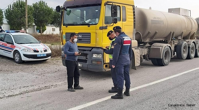 Jandarma trafik 287 araca 153 bin lira ceza uyguladı