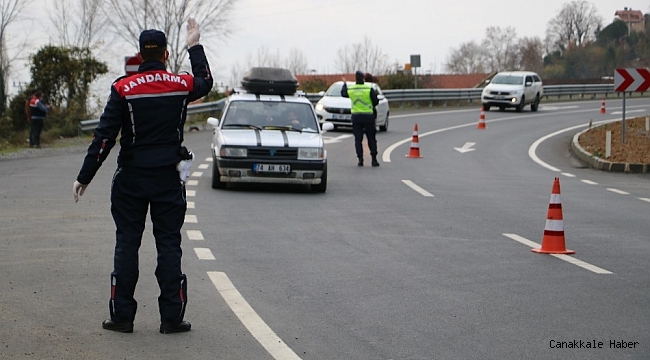 Jandarmadan dronlu, köpekli korona virüs denetimi