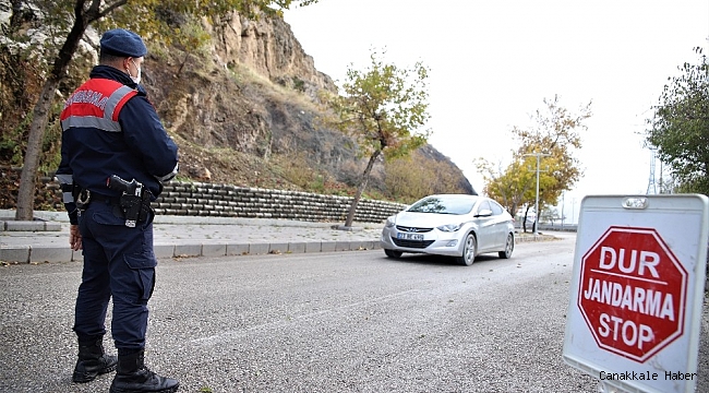 Jandarmadan Harput&#039;ta drone&#039;lu denetim