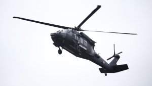 Jandarmadan helikopterli korona virüs denetimi