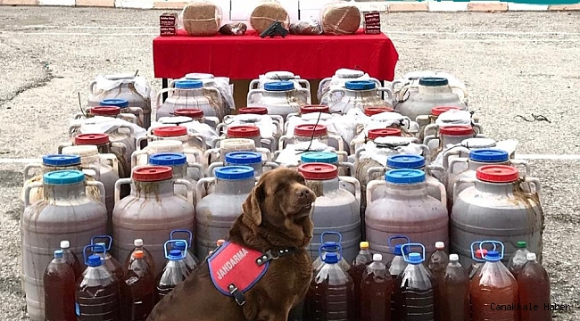 Jandarmadan kaçak içki operasyonu: 8 gözaltı