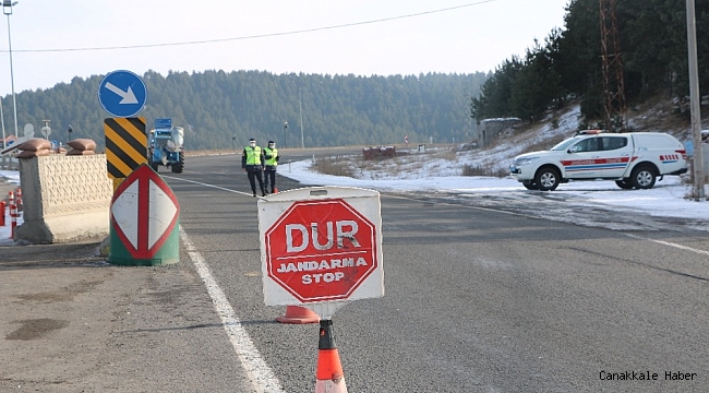 Jandarmadan kış lastiği denetimi