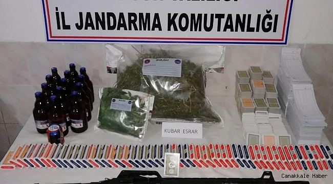 Jandarmadan kumar evine baskın: 1 gözaltı