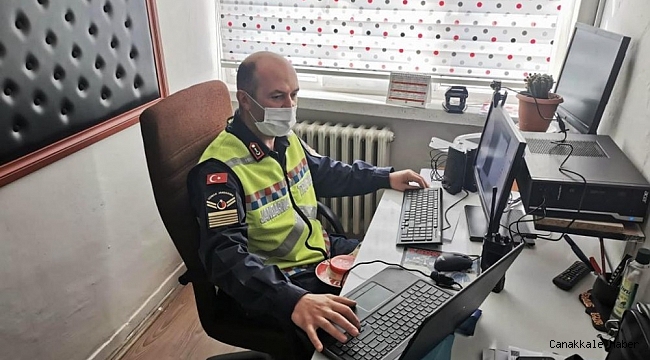 Jandarmadan öğrencilere EBA üzerinden eğitim