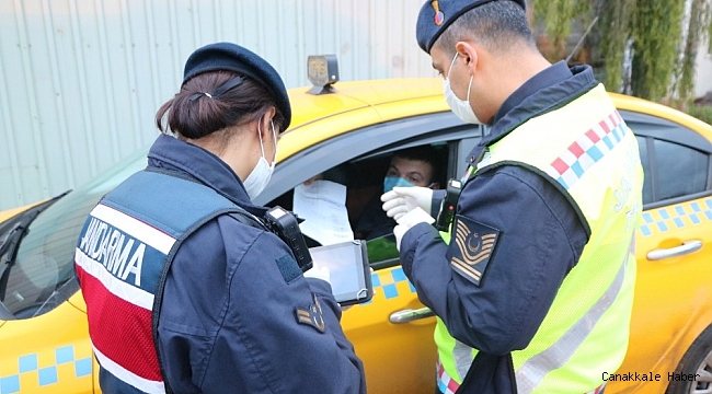 Jandarmadan toplu taşıma araçlarında Covit-19 denetimi