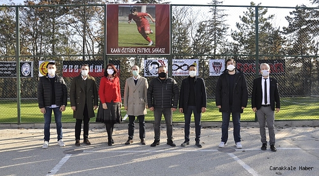 Kaan Öztürk Sahası&#039;na Eskişehirspor yönetiminden ziyaret