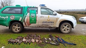 Kacak avcılara 31 bin 214 lira ceza