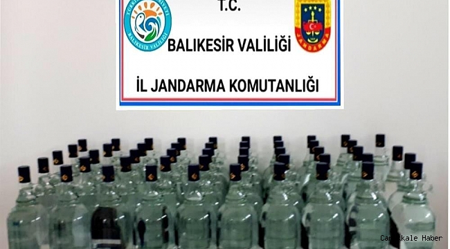 Kaçak etil alkol ele geçirildi