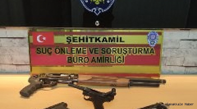 Kaçak silah operasyonu: 1&#039;i tarihi eser 4 tabanca ile 1 tüfek ele geçirildi