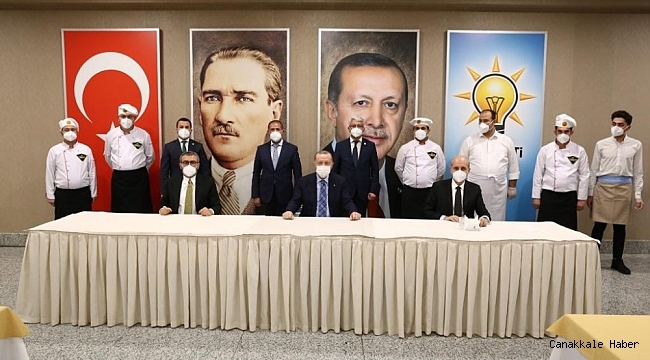 Kahramanmaraş&#039;ın lezzetleri Erdoğan&#039;ın beğenisine sunuldu