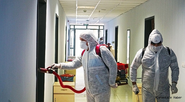 Kahramanmaraş&#039;ta yurtlar dezenfekte ediliyor