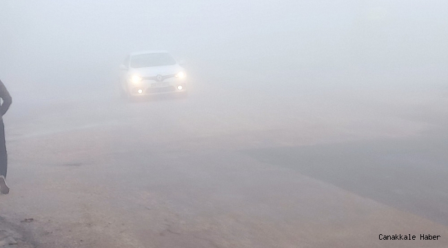 Kahta ilçesini sis etkisi altına aldı