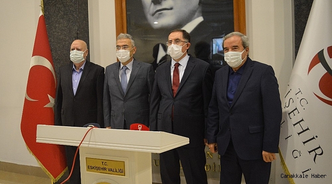 Kamu Başdenetçisi Şeref Malkoç&#039;un Eskişehir Valiliği ziyareti