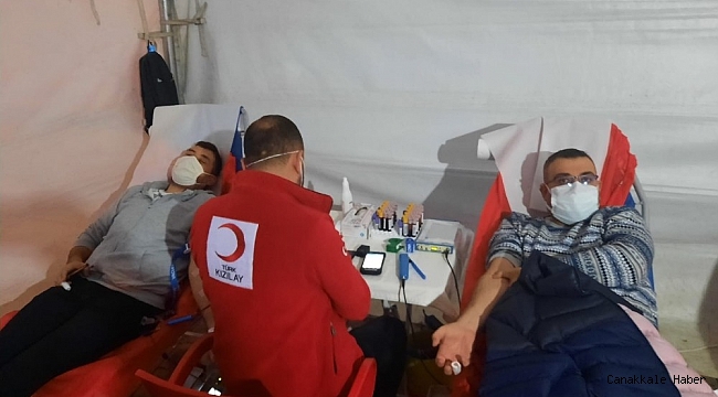 Kan bağışına yoğun ilgi