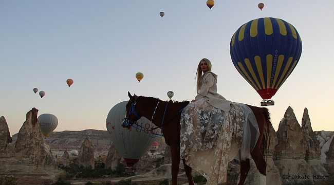 Kapadokya bölgesini 11 ayda 962 bin 124 turist ziyaret etti