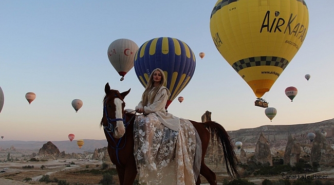 Kapadokya'da balon turları iptal edildi