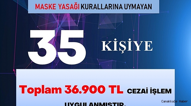 Karabük'te 56 saatlik kısıtlamayı ihlal eden 35 kişiye 36 bin 900 TL ceza kesildi