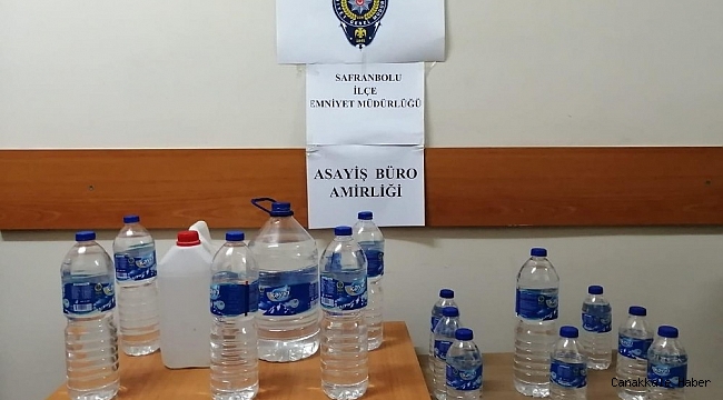 Karabük&#039;te sahte içkiye geçit yok