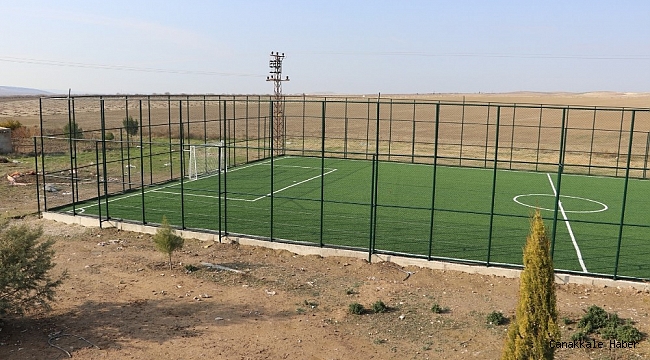 Karaköprü kırsalında spor tesisleri artıyor