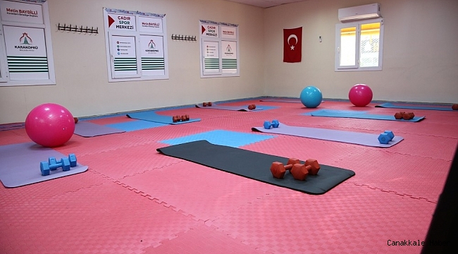 Karaköprü&#039;de kadınlar için spor salonu imkanı