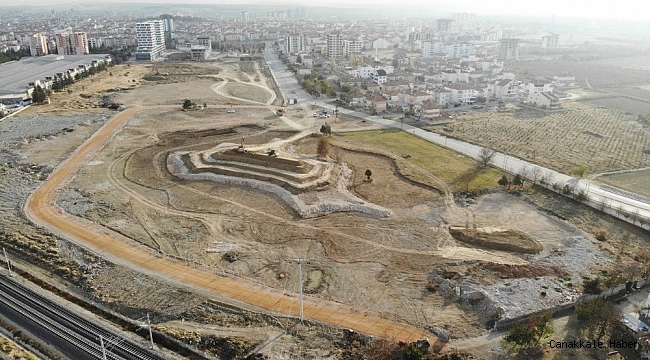 Karaman Şehir Parkı&#039;nda çalışmalar tün hızıyla devam ediyor