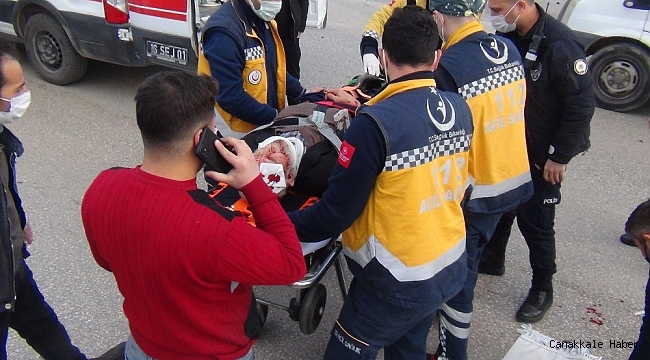 Karşıdan karşıya geçen yaşlı adama araba çarptı