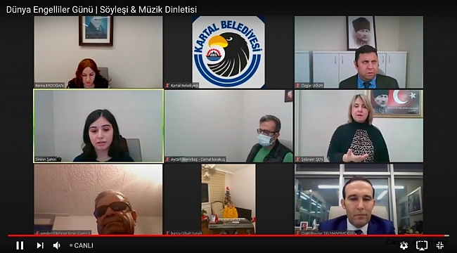 Kartal Belediyesi&#039;nden Dünya Engelliler Günü&#039;ne özel söyleşi ve müzik dinletisi