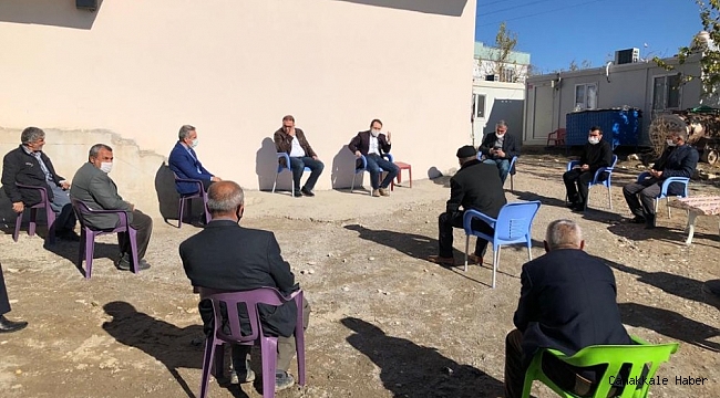 Kaymakam Alemderoğlu köylerin sorunlarını yerinde tespit ediyor