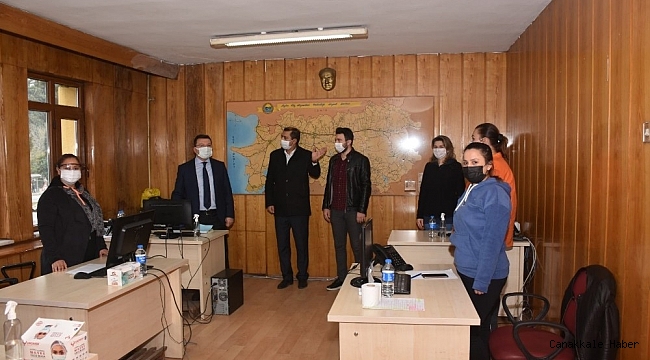 Kaymakam Şahin, Vefa Sosyal Destek Grubu&#039;nda incelemelerde bulundu